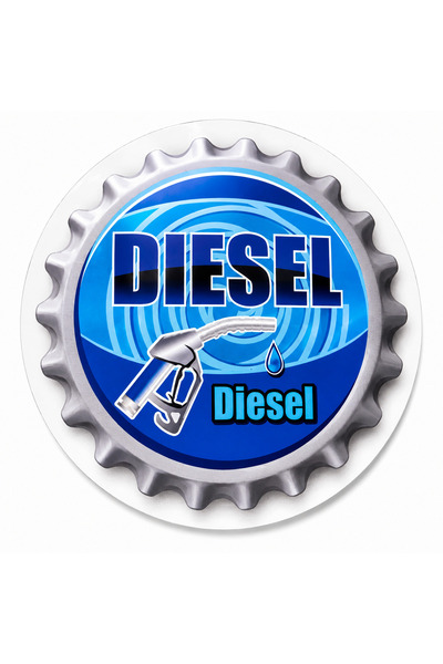 EP GARAJ OTOMOTİV Diesel Writing Fuel Sticker Compatible with All Vehicles – ...