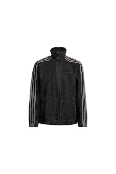 adidas Jachetă de blugi unisex pentru copii KE2965 Negru