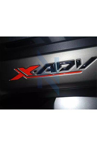 Honda X-ADV750 Sticker 3D Logo 2017-2020 KIRMIZI SİYAH