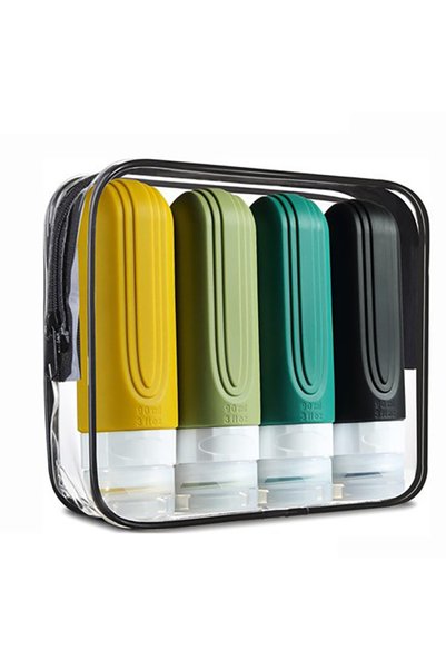 Choice1 Silicone Other green Travel Bottles for Toiletries, Tsa Approved 3oz ...
