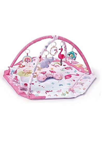 GENERAL Rouround Hexagonal Baby Gym Play Mat with Soft Washable Tummy Time Ma...