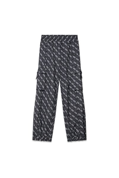 Guess Pantaloni cargo de fată J6RB03WH2K0 Alb