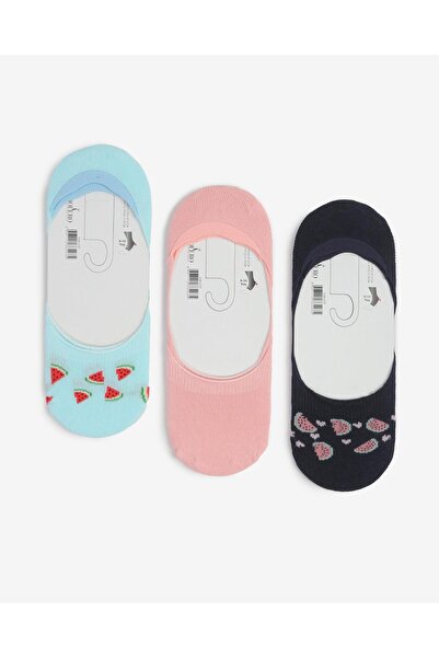 Bolero Girl's Summer 3-Piece Ballerina Socks