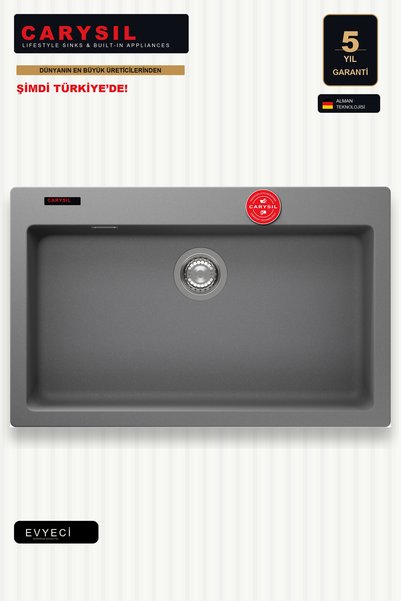 Carysil WALTZ 780 Croma 780x510 Kuvars Kompozit Granit Evye