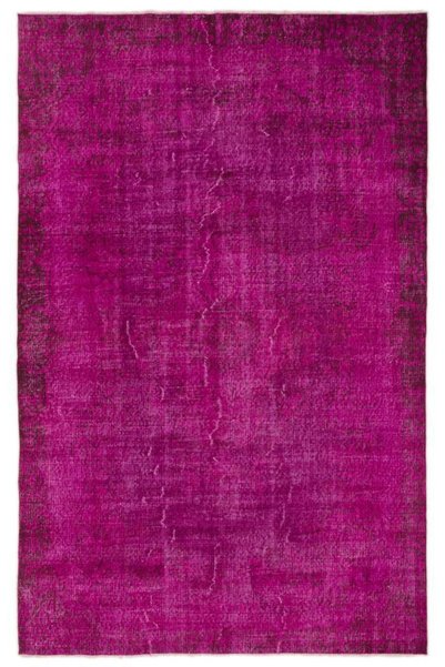 Apex El Dokuması Vintage Yün-pamuk Fuşya Halı 17347 183 X 289 Cm