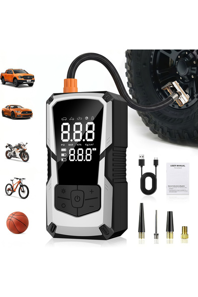 Choice1 ضاغط هواء محمول للسيارة أسرع بثلاثة أضعاف 150PSI مضخة نفخ إطارات لاسل...