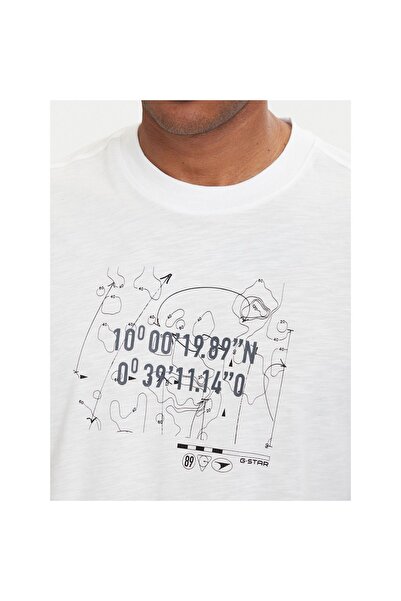G-STAR RAW Tricou bărbătesc D29344-C372-110 Alb