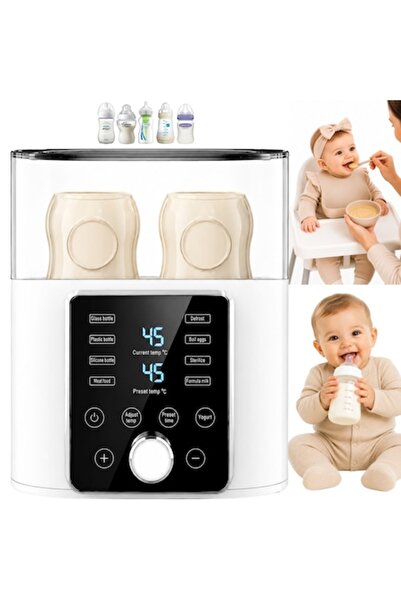 Infiniteea ™   Стерилизатор и нагревател за бебешки шишета, 8 в 1, капацитет ...
