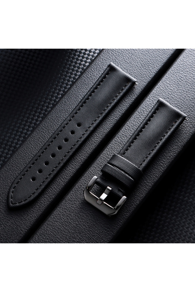 Choice3 23mm Black High Quality Waterproof Sailcloth Watch Band Premium Sailc...