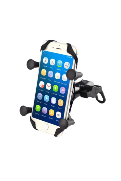 Pes Holding X-GRIP phone holder for motorcycle/ATV/bicycle, mirror mount – XGRIP