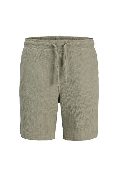 Jack & Jones Pantaloni scurți din material textil pentru bărbați 12274758 Kaki