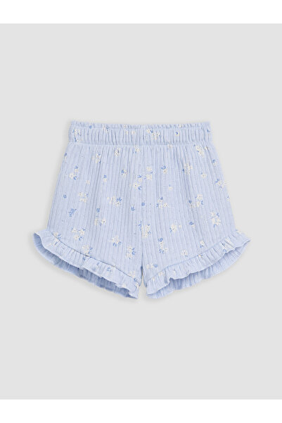LC Waikiki Nevavm Farkıyla Baby Girl Muslin Shorts