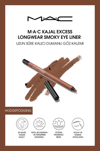M.A.C M·A·C Kajal Excess Longwear Smoky Eye Liner Uzun Süre Kalıcı Dumanlı Ka...