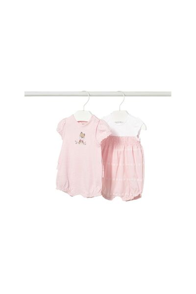 MAYORAL Set de salopete pentru fete 1705 Roz