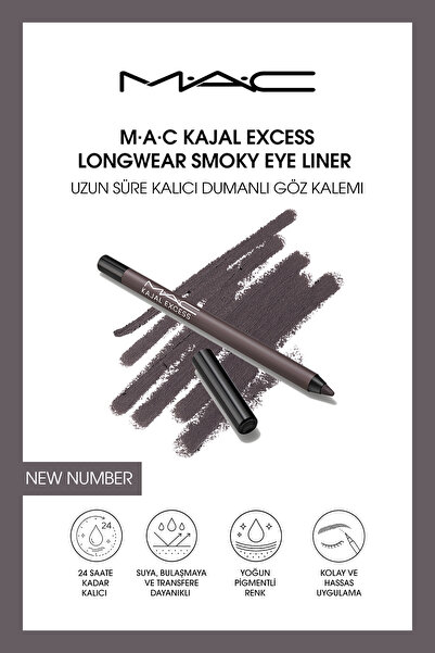 M.A.C M·A·C Kajal Excess Longwear Smoky Eye Liner Uzun Süre Kalıcı Dumanlı Ka...