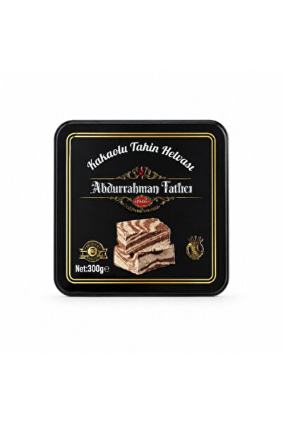 Abdurrahman Tatlıcı Kakaolu Tahin Helvası 300 g (Teneke)