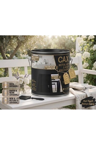 caxcolors CAX Profesyonel Dış Mekan & Bahçe Mobilyası Boyası Güneşe ve Suya D...