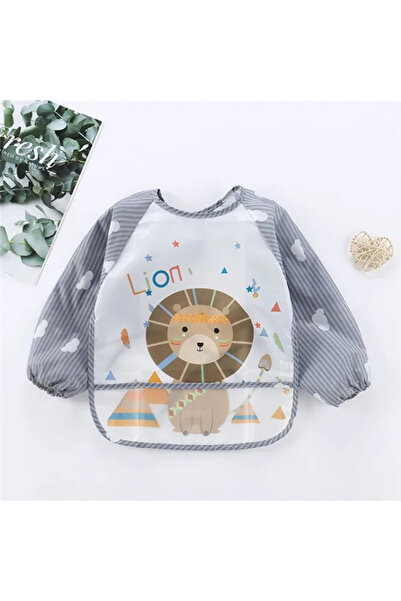 Choice5 0-3Years Lion Baby Long Sleeve Scarf Waterproof Toddler Art Smock Fee...