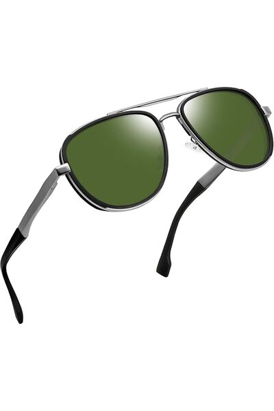 GENERAL Gubin Polarized Sunglasses for Men and Women Uv400 Protection Metal F...