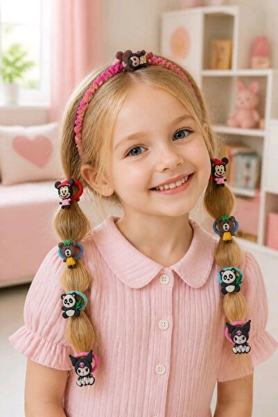 Monalisa Home Nine-Piece Children's Buckle Crown and Keychain Set
