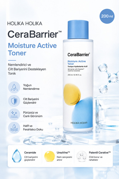 Holika Holika Cerabarrier Moisture Active Toner - Seramidli Yoğun Nemlendiric...