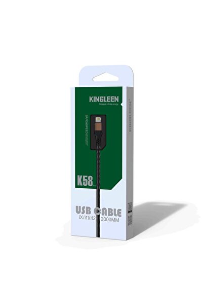 OEM KINGLEEN K58 Καλώδιο Φόρτισης και Μεταφοράς Δεδομένων 2M / Charging And D...