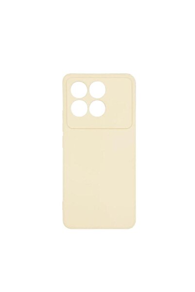 OEM Θήκη Πλάτης Σιλικόνης TPU Back Cover για Xiaomi Poco F6 Pro - Χρώμα : Μπεζ