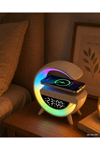 ZERO LAND MYCESHOP RGB Işıklı Bluetooth Hoparlör TF Kart ve FM Destekli Kablo...