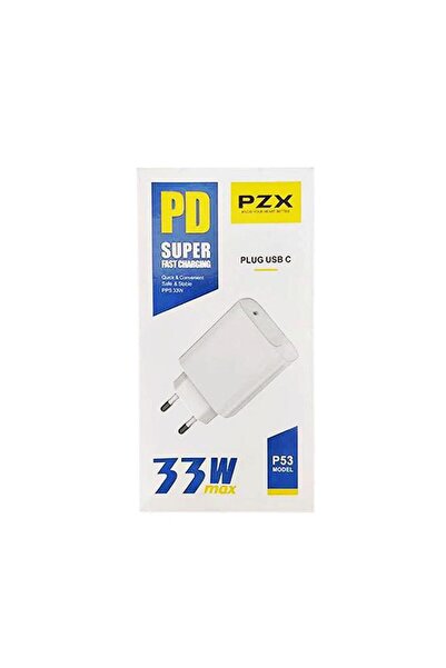OEM PZX P53 Φορτιστής κινητού / Super Fast Mobile Charger 33W με 1 Θύρα USB-C...