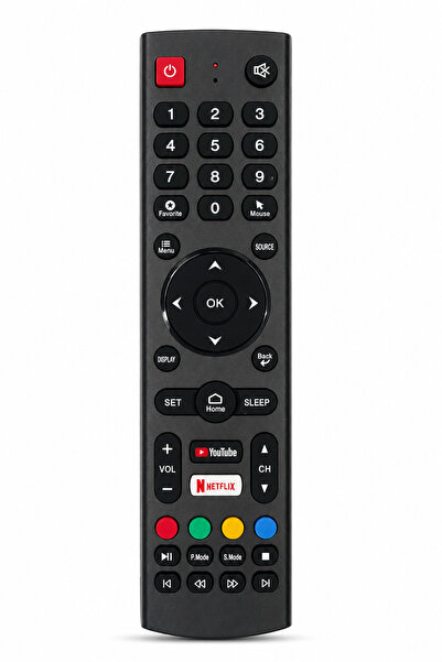 Generic Brand جهاز تحكم عن بعد عالمي للتلفزيون من GEEPAS مع أزرار نتفليكس ويو...