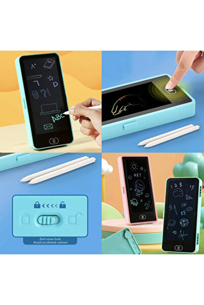 Generic Brand Penar 2 în 1 pentru copii cu tabletă de scris LCD – Placă de de...