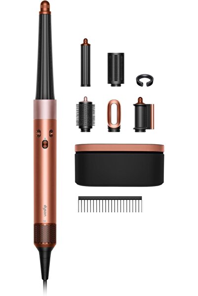 DYSON Airwrap i.d. Multi-Styler and Dryer Straight+Wavy in Amber Silk Allure ...