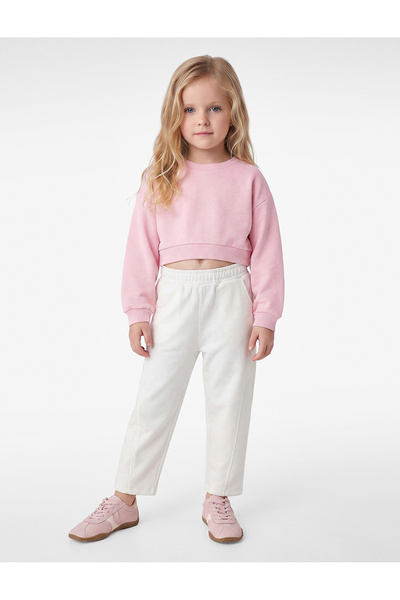 Koton Balloon Form Sweatpants with Elastic Waist and Pocket Detail