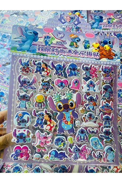 PABS Stitch Stıcker-Kabatmalı Stitch Çıkartma-Stitch Kabartmalı Çıkartma-2 Sa...