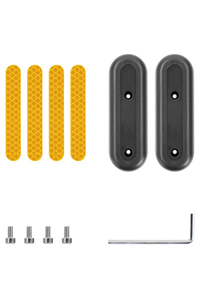 Choice YELLOW 1Set Reflective Sticker Rear Wheel Hub Protective Shell Case Fo...