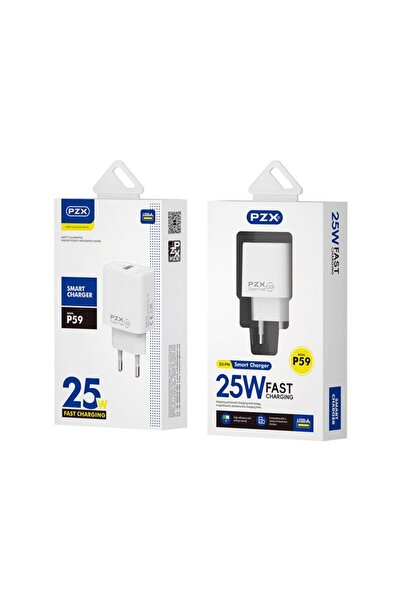 OEM PZX P59 Φορτιστής κινητού / Super Fast Mobile Charger 25W με 1 Θύρα USB-A...