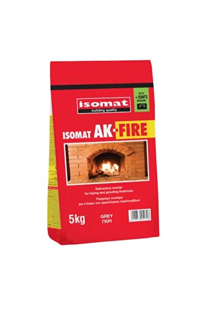 Isomat Refractory mortar adhesive resistant to 1200 degree temperature AK-FIRE