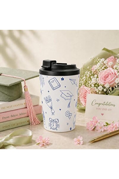 GENERAL Galladon Flip-Lid Travel Mug, Stainless Steel, 12.0 Fluid Ounces, Pin...