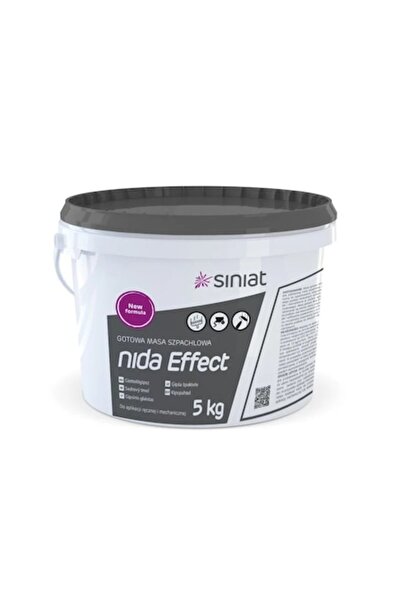 Knauf Премиум готова за употреба мазилна паста Siniat Nida Effect, 5 кг