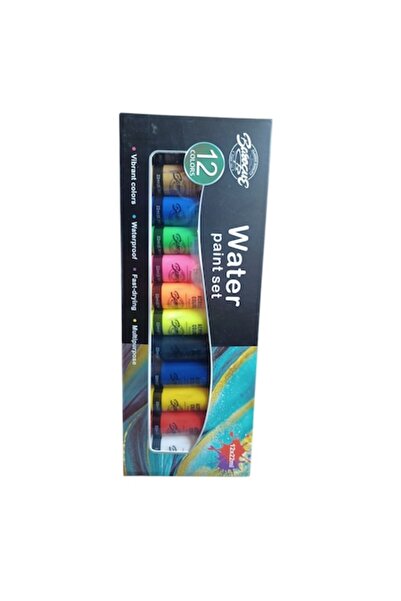 Vision XXI Set de 12 vopsele tempera acuarelă, 22ml pe tub, Culori acrilice v...