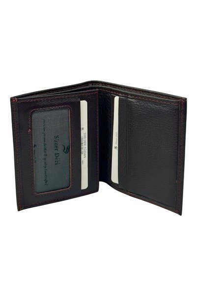 S.S SÜZER DERİ Genuine Leather Vertical Model Multi-Compartment Sports Men's ...