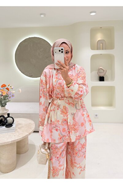 SOİ Sofia Patterned Suit Pink