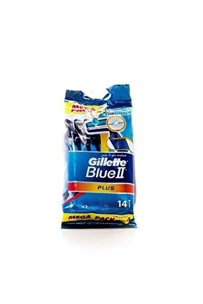Gillette شفرات حلاقة بلو II بلس 14 قطعة
