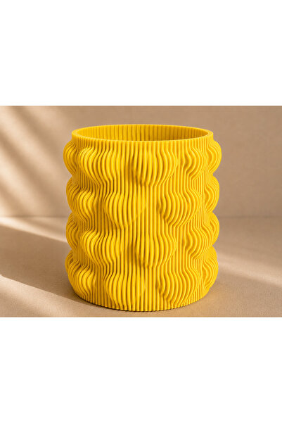 Bezos Vază decorativă în formă de inimă cu imprimare 3D - Ghiveci modern pent...