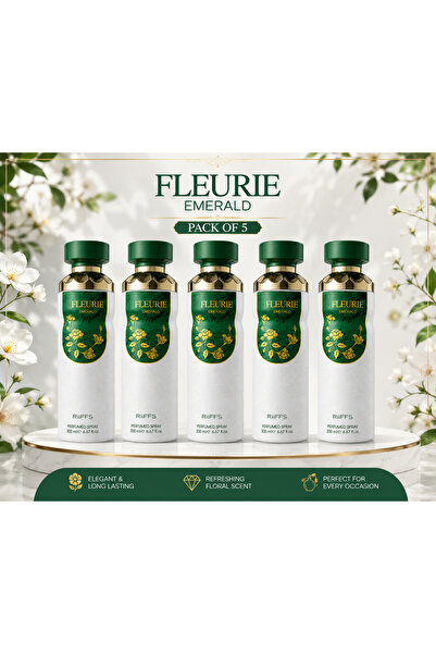 Riiffs Fleurie Emerald Perfumed Spray 200ml – Pack of 5