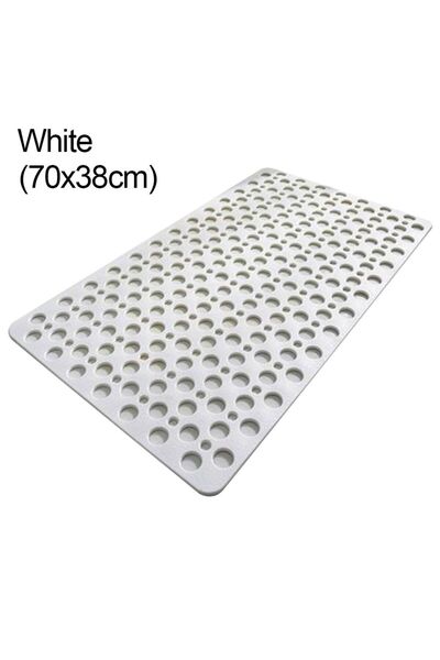 Choice9 white Slip Anti Mould Anti Slip Bath Mat with Drain Holes Machine Was...