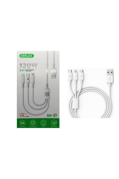 OEM GERLAX GD-57 Καλώδιο Φόρτισης και Μεταφοράς Δεδομένων 1.2M / Charging And...