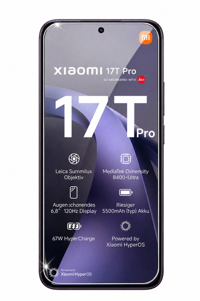 Balerion Xiaomi Mİ 17T Pro Uyumlu Tamperli Kırılmaz Cam Ekran Koruyucu