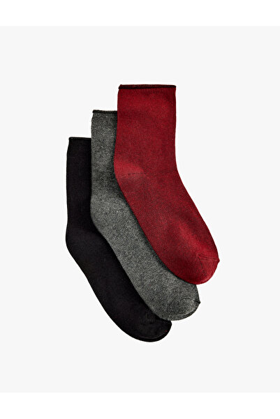 Koton Set of 3 Basic Cotton Socks
