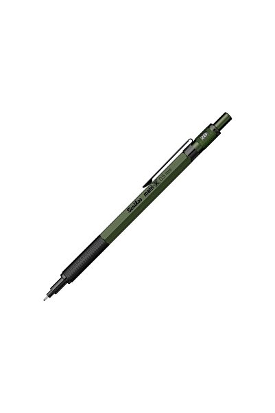 Scrikss VERSATİL Matrı-X 0,5mm HAKİ Renkli Şeffaf Ambalajlı Mekanik Kurşun Ka...